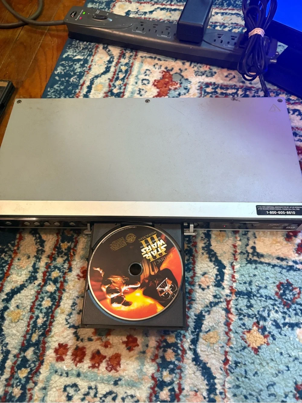 Silver DVD Player Console - Silver Brand